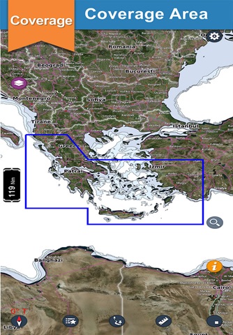 Aegean Sea South Boating Chart screenshot 2