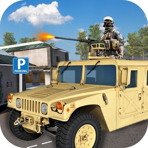 Army Jeep Parking Duty - 3D Mission Pro icon