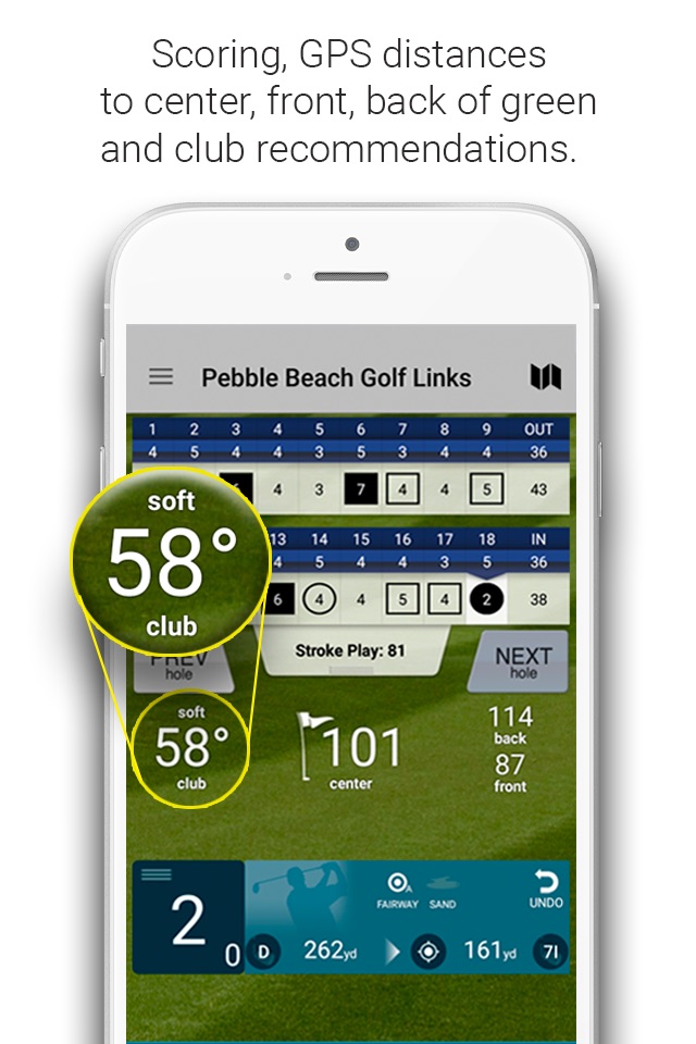 Golf Pad: Golf GPS & Scorecard screenshot 2