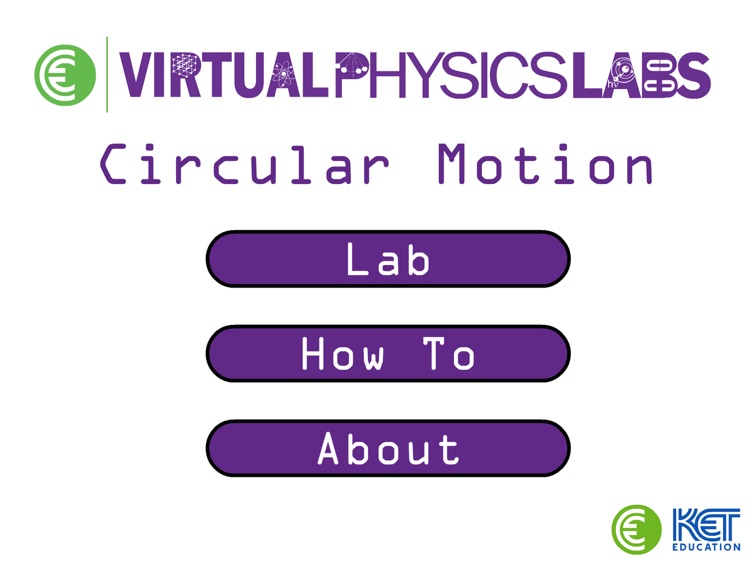 KET Virtual Physics Labs - Circular Motion