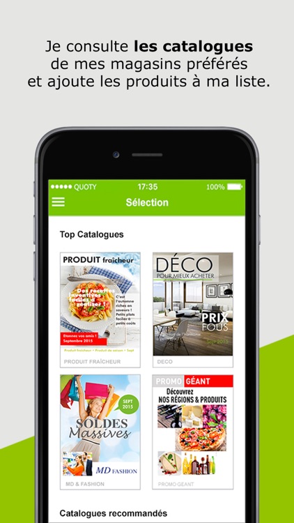Quoty - Offre, Réduction et liste de courses screenshot-3