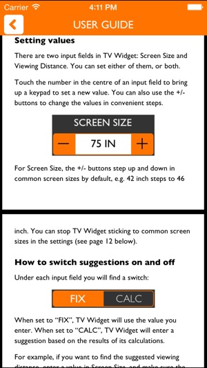 TV Widget - The TV Size Calculator(圖3)-速報App