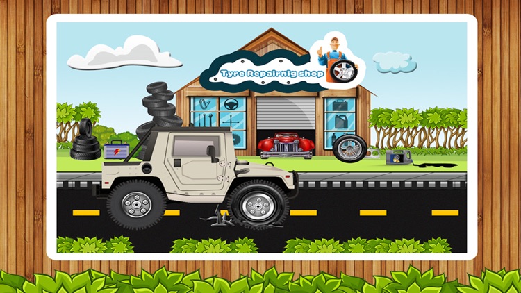 Tyre Repairing Shop - Little Kids Workshop Game screenshot-4