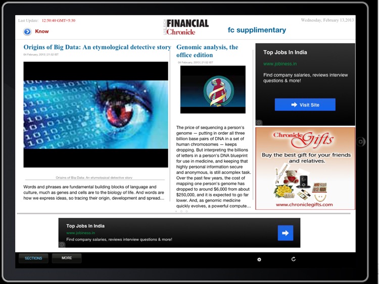 Financial Chronicle for iPad screenshot-3