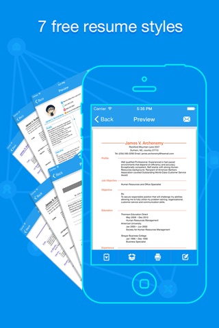 Quick Resume Pro - Resumes Builder and Designer screenshot 4