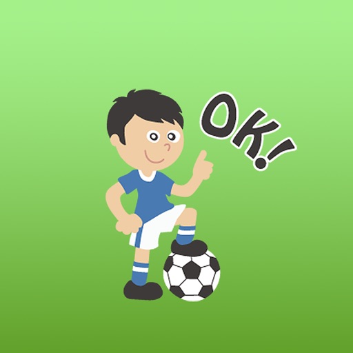 A Soccer Boy Stickers