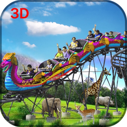 New 3D Forest : Roller Coaster Mountain Icon