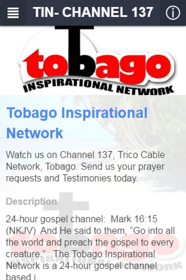 Tobago Inspirational Network screenshot 2