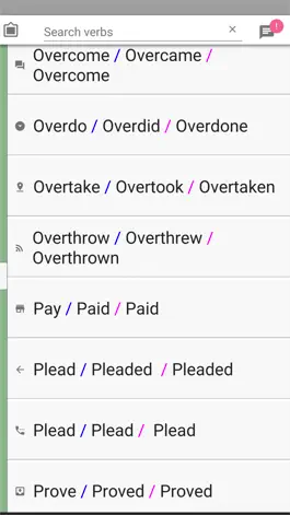 Game screenshot iVerb irregular verbs IELTS, TOEFL, TOEIC, PTE mod apk