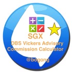 Commission Calculator for SGX DBS Vickers Advisory