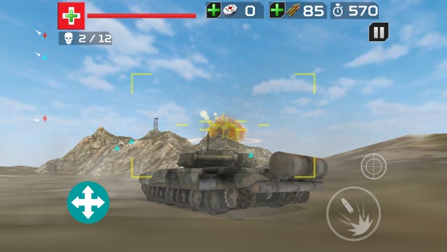 Tank Crusade T-90 : Battle Tank Simulator(圖4)-速報App