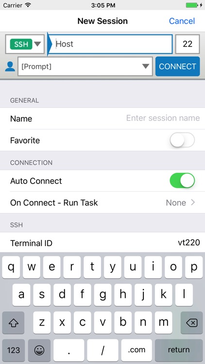 Reflection for UNIX SSH Client