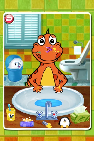Dino Bath & Dress Up- Potty training app for kids screenshot 2