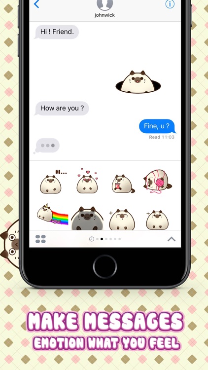 Mochi Cat Stickers for iMessage