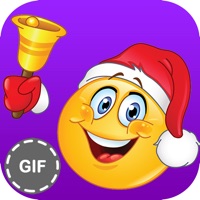 Christmas Stickers   Emoji  Santa Emoji and Gif