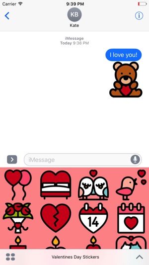 Valentine's Day Stickers - Love For Messages(圖1)-速報App