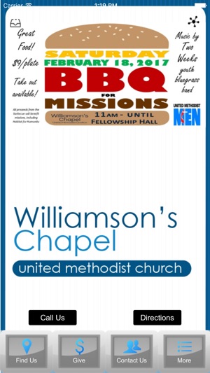 Williamson's Chapel UMC(圖1)-速報App