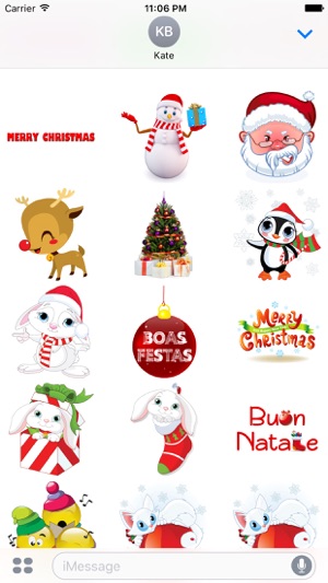 Merry Christmas Stickers Pack 300 for iMessage(圖3)-速報App