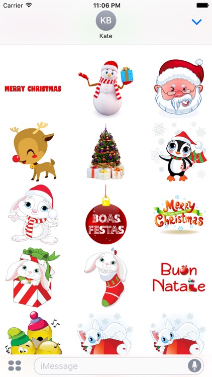 Merry Christmas Stickers Pack 300 for iMessage