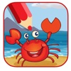 Preschool Kids Crab Sea Coloring Book Game