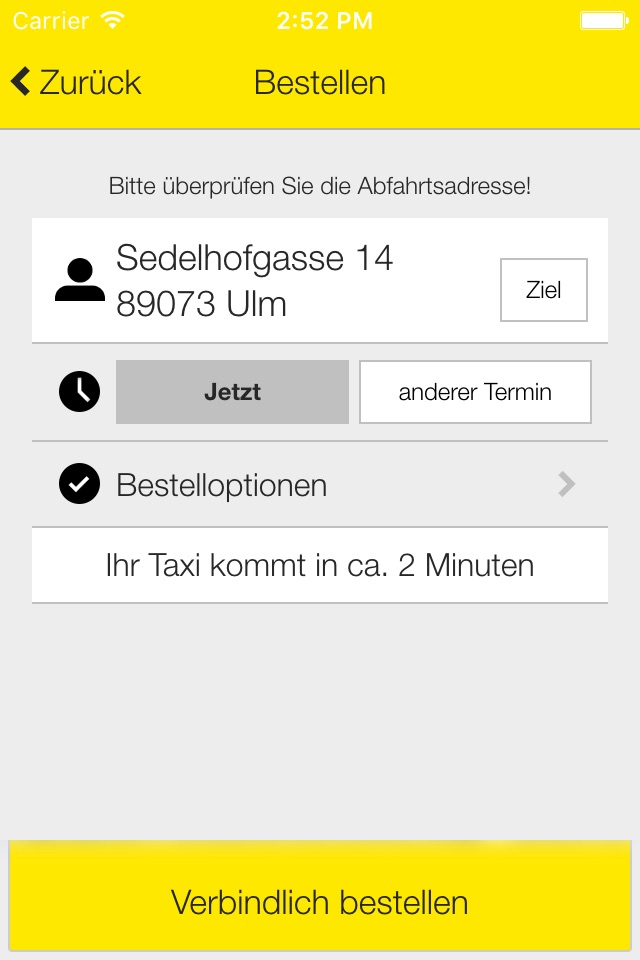 Taxi Ulm screenshot 3