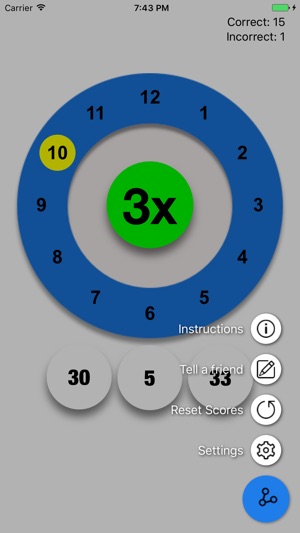 Clocky Math: Multiplication Tutor & Game(圖2)-速報App