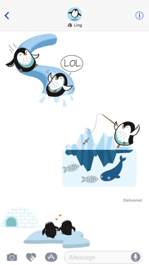 Pengi - Cute Penguin Pet Stickers(圖4)-速報App