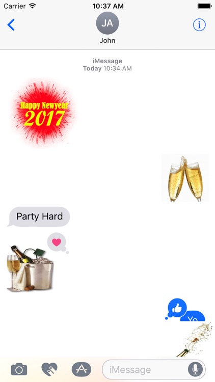 NewYear2017Sticker screenshot-3