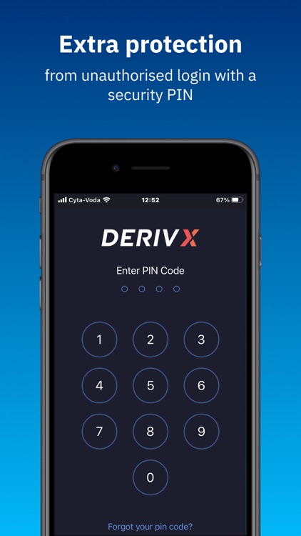 Deriv X: online trading app screenshot-0