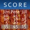 ScoreKeeper is an easy way to track scores when playing games, and total the scores automatically