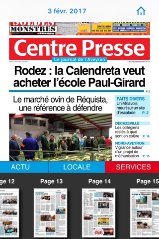 Journal Centre Presse Aveyron screenshot 2