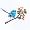 Watercolor Cute Birds Stickers