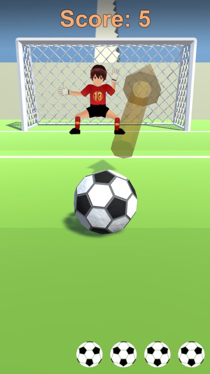 Angry Soccer Goalkeeper