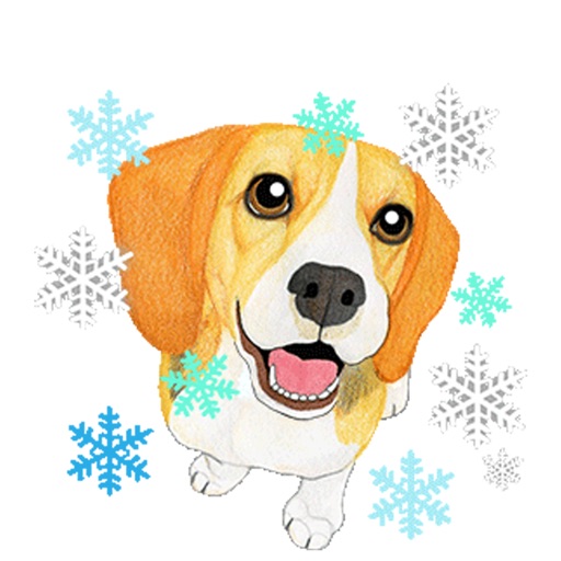 Supper Beagle Animated Stickers