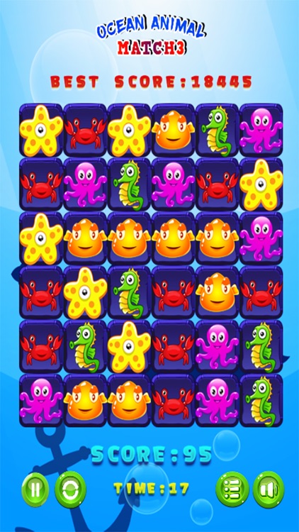 Ocean Animal Match 3 - Sea Matching Games screenshot-3