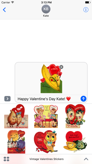 Valentine's Day Stickers - Vintage Editi