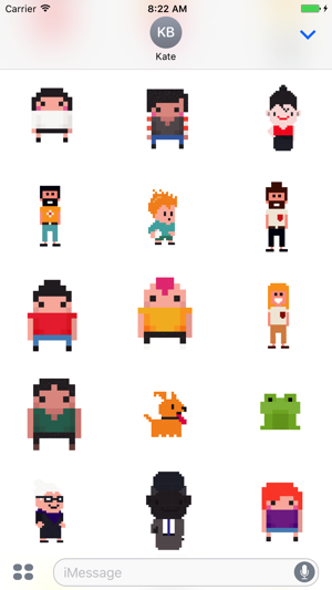 Animated Pixel People Stickers(圖4)-速報App