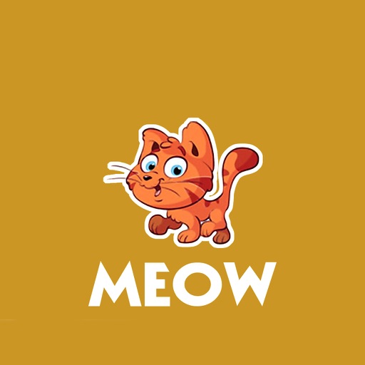 MEOW - funny cat stickers iOS App