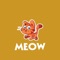 MEOW - funny cat stickers