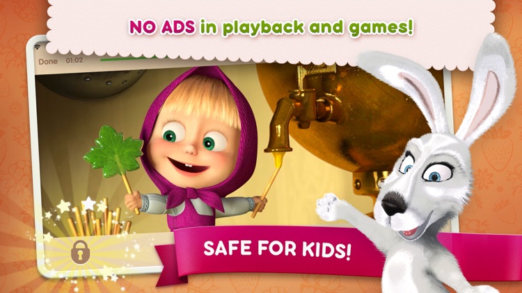 Masha and the Bear: videos, games, songs for kids screenshot-4