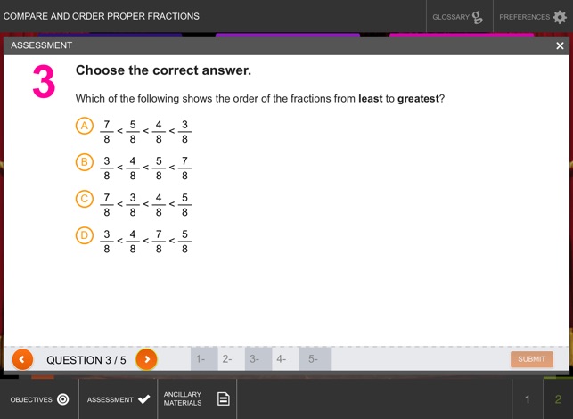 Compare and Order Proper Fractions(圖5)-速報App