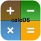 calcDS is the perfect calculator for just about anyone, from simple add/subtract/multiply and divide, to complex scientific, geometry and algebra calculations