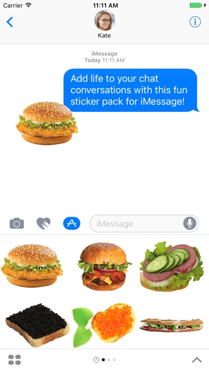 Burger Lovers Sticker Pack