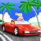 Highway Horizon Rush is a racing game where you drive a pixel art car on a highway with heavy traffic