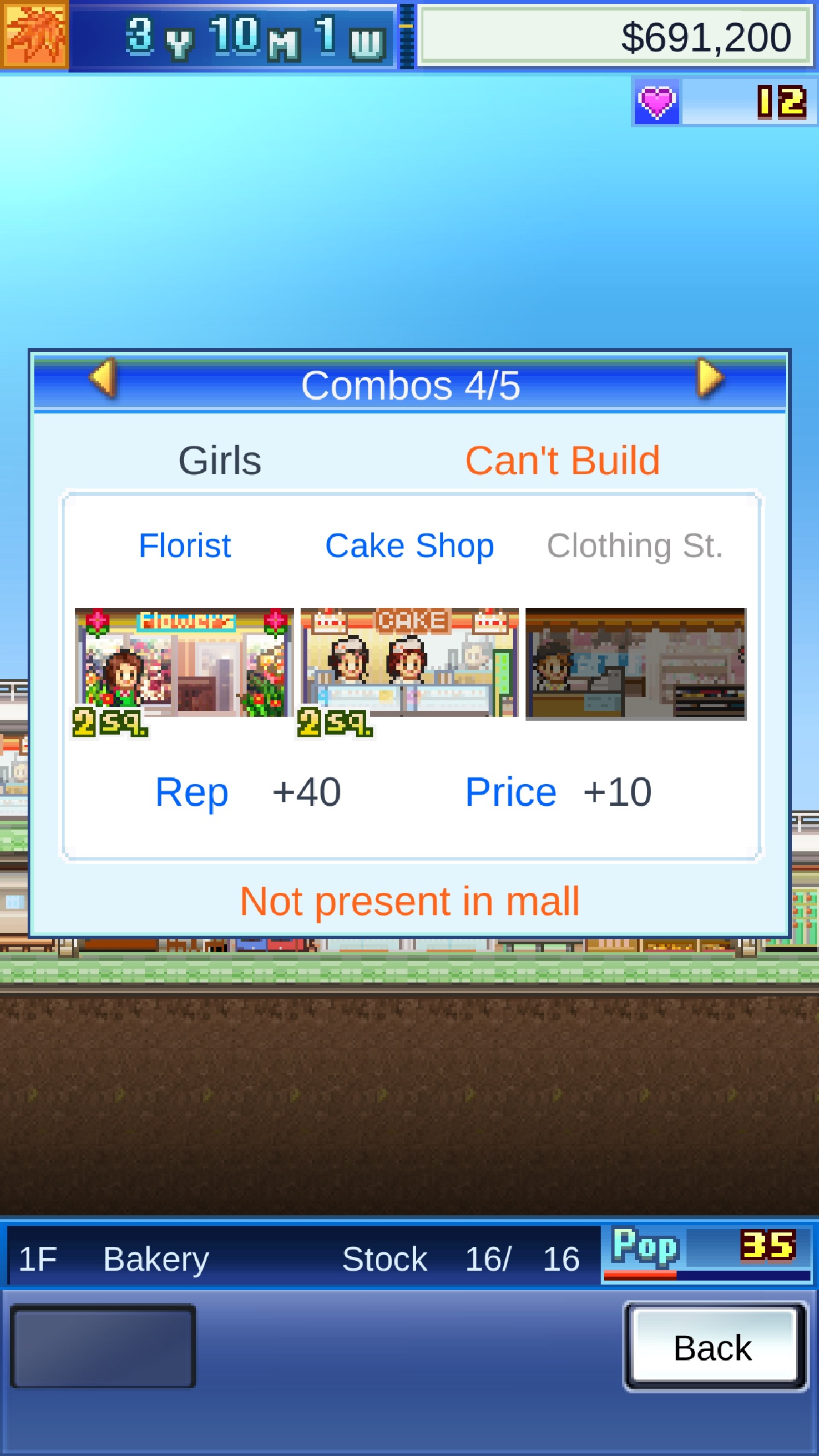 Screenshot do app Mega Mall Story