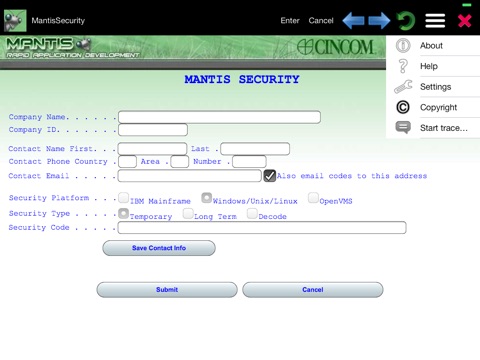 Mantis Security screenshot 2