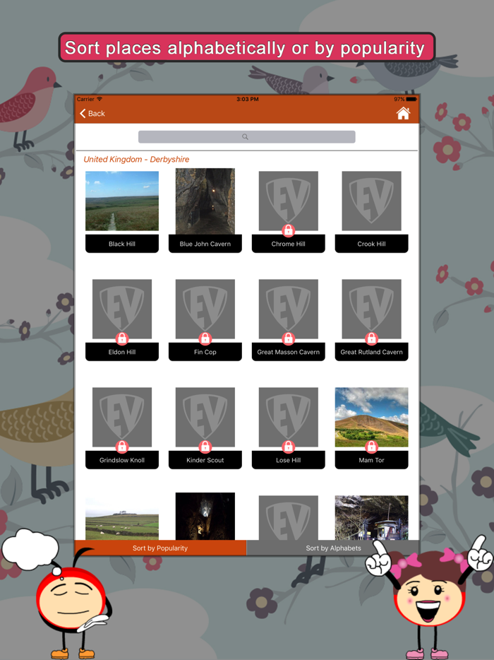 Famous Caves and Hills SMART Guide