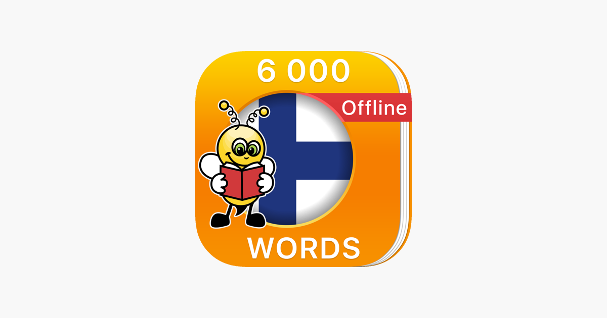 6000単語 フィンランド語とボキャブラリーを無料で学習 をapp Storeで