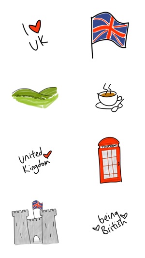 Britain sticker - British UK stickers for iMessage(圖2)-速報App