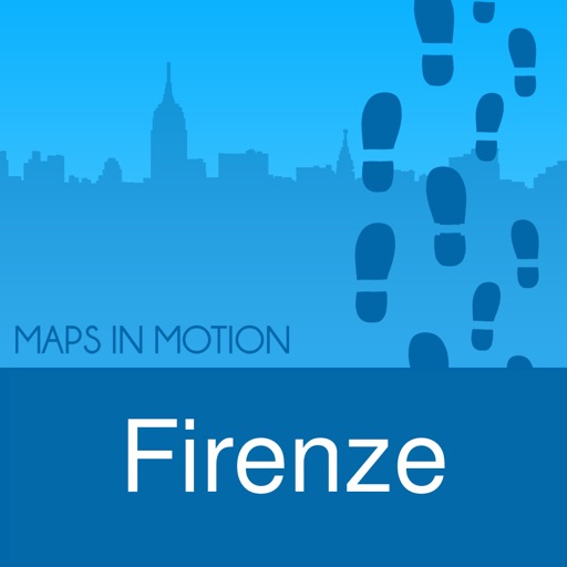 Florence on Foot : Maps in Motion iOS App